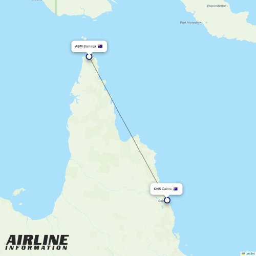 Skytrans at ABM route map