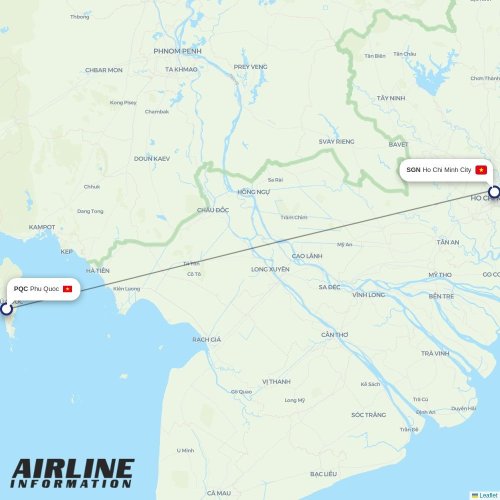 Ibom Air at ABV route map