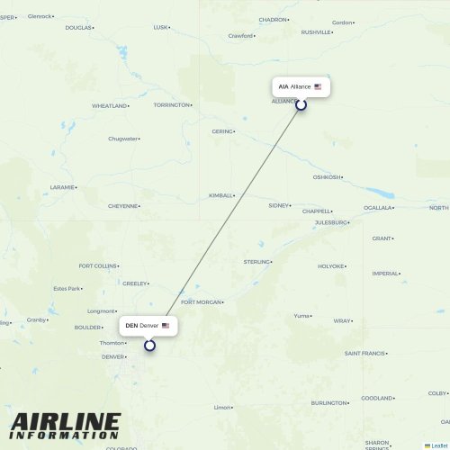 Key Lime Air at AIA route map