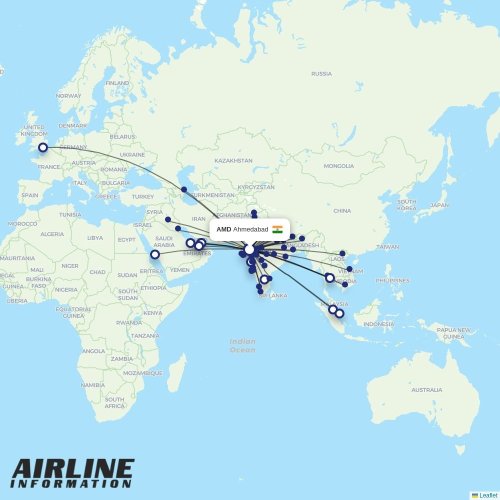 Star Air at AMD route map