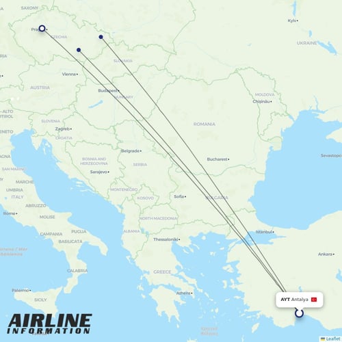 SmartWings at AYT route map