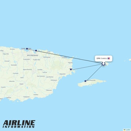 Air Flamenco at CPX route map