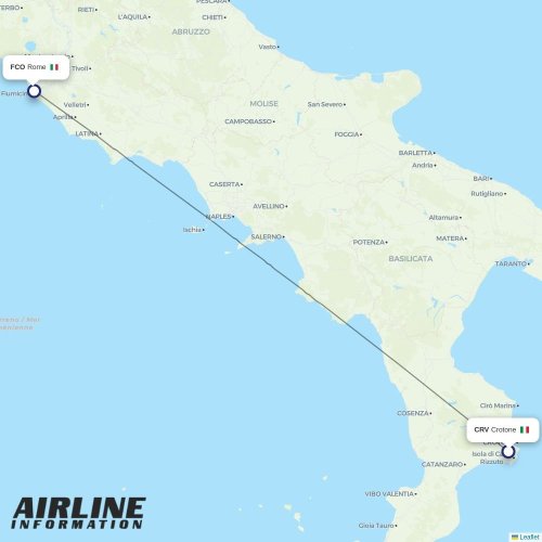 Sky Alps at CRV route map