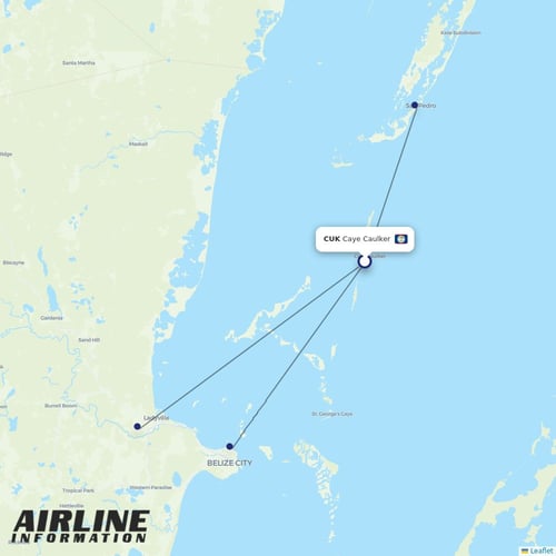 MIA at CUK route map