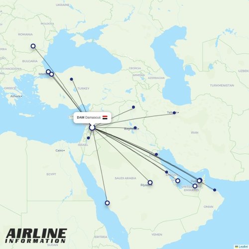 Jazeera at DAM route map