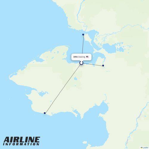 Easy Fly Express at DRG route map