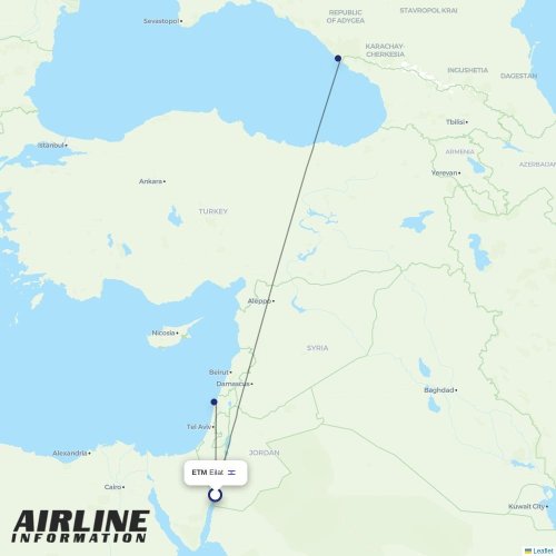 Eurowings Europe at ETM route map