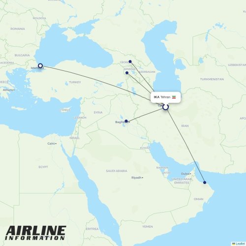 Sepehran at IKA route map