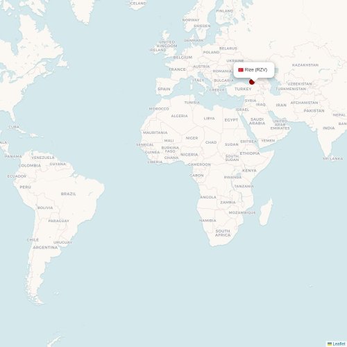 Loong Air at INC route map