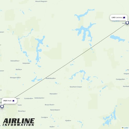Skippers at LNO route map