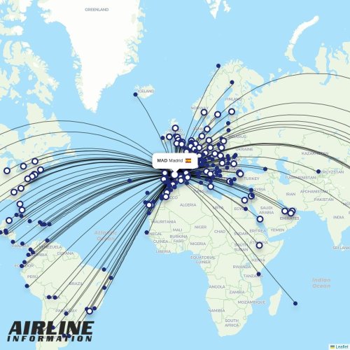Bulgaria Air at MAD route map