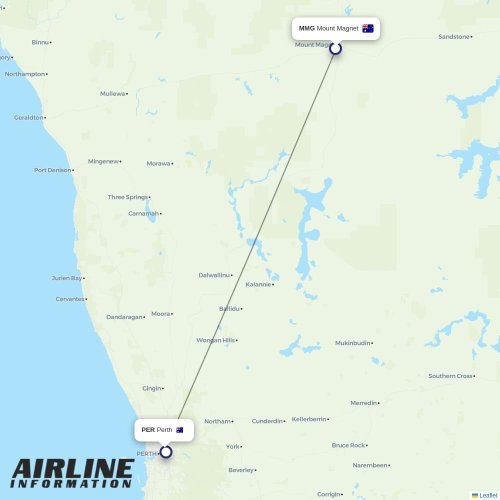 Skippers at MMG route map
