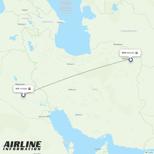 Sepehran at NJF route map