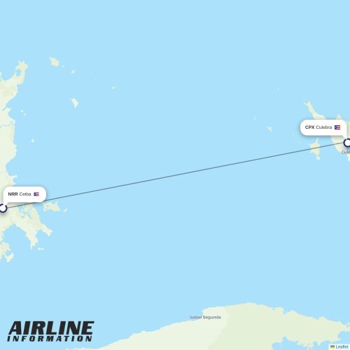 Air Flamenco at NRR route map