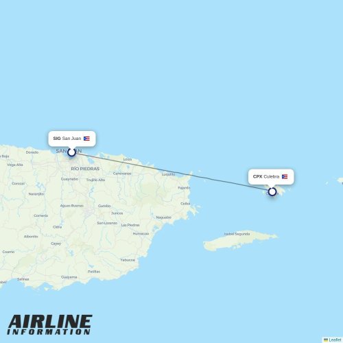 Air Flamenco at SIG route map