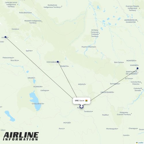 BoA at SRE route map