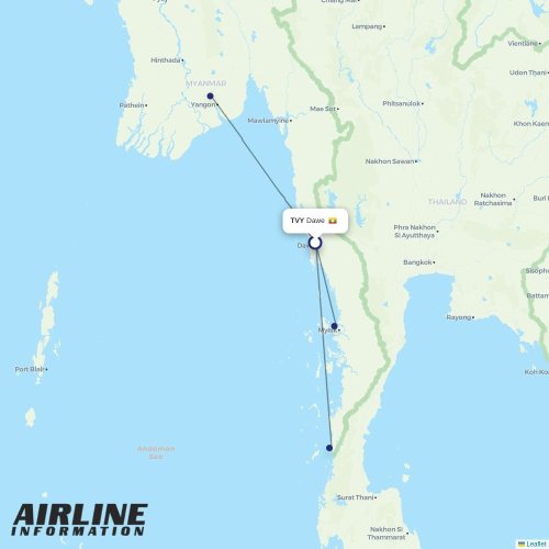 Germania at TVY route map