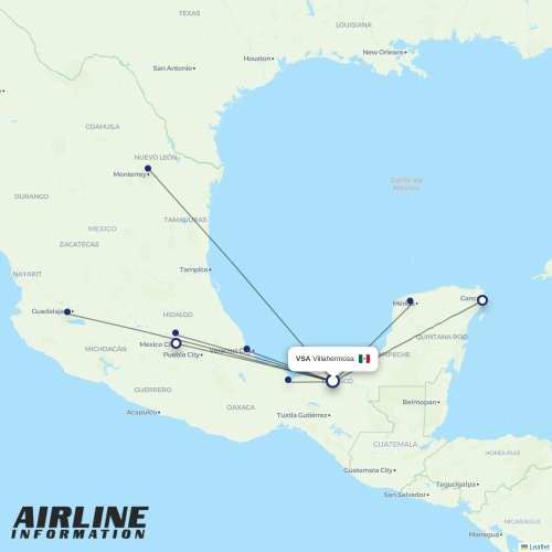 Aerus at VSA route map