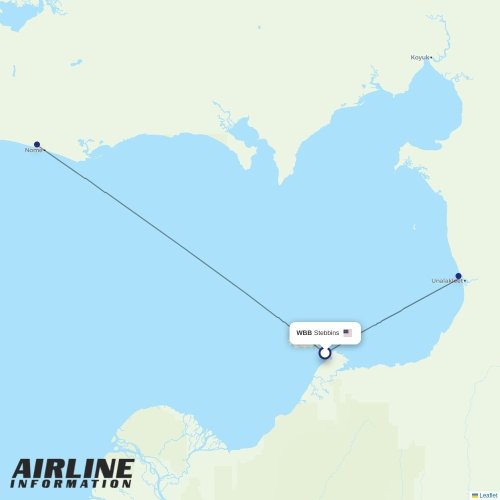 Easy Fly Express at WBB route map