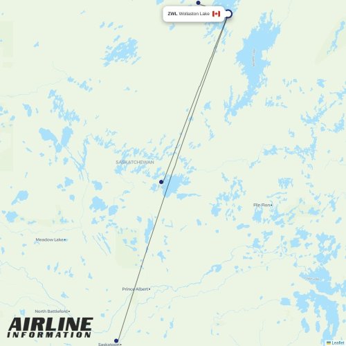 Rise Air at ZWL route map