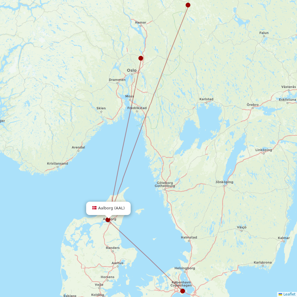 SAS at AAL route map