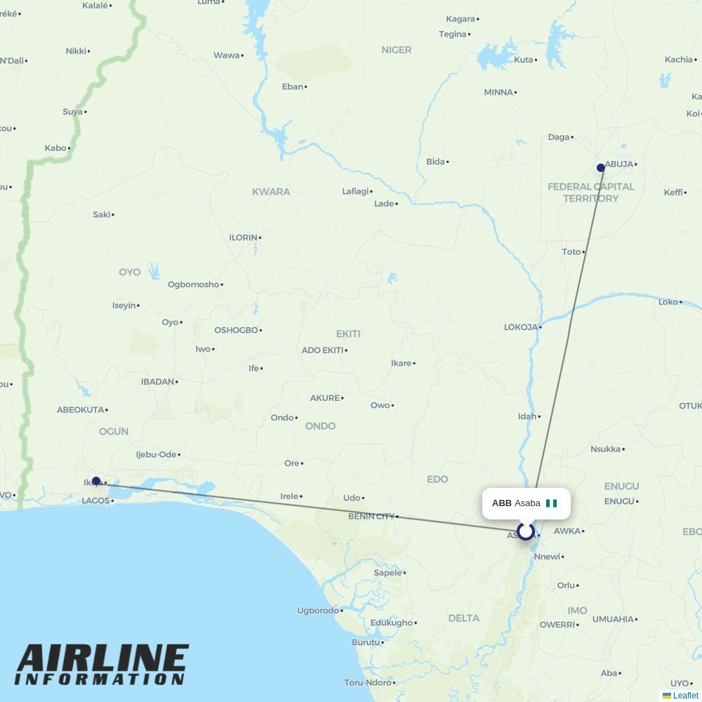 Aero routes from ABB