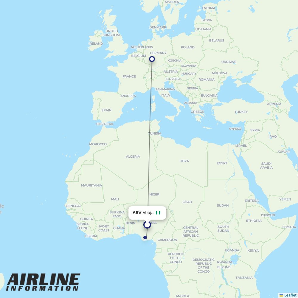 Lufthansa routes from ABV