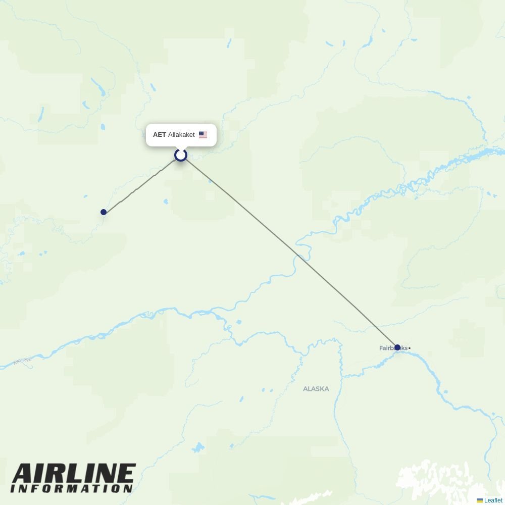 Astral Aviation routes from AET