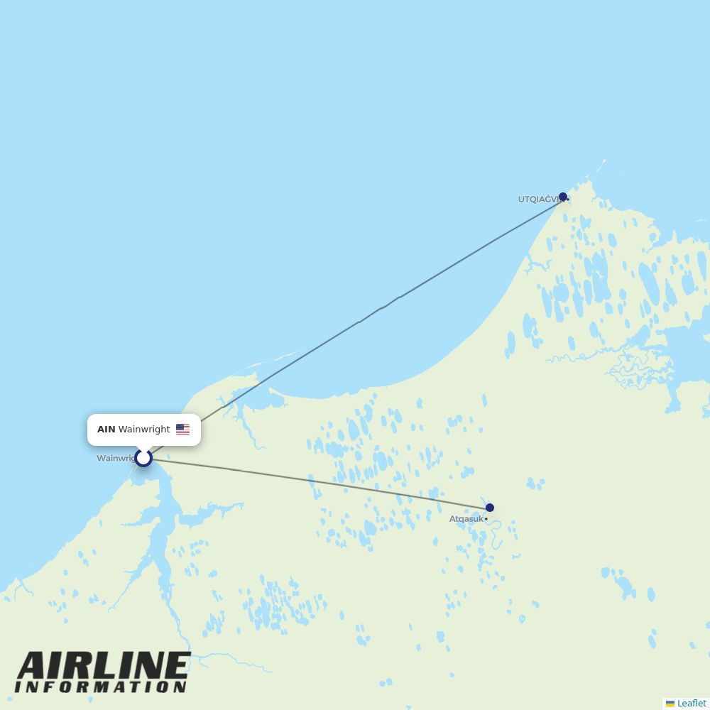 Astral Aviation routes from AIN