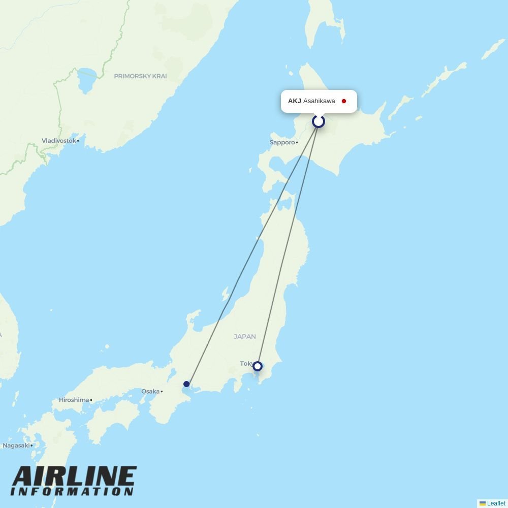 ANA routes from AKJ