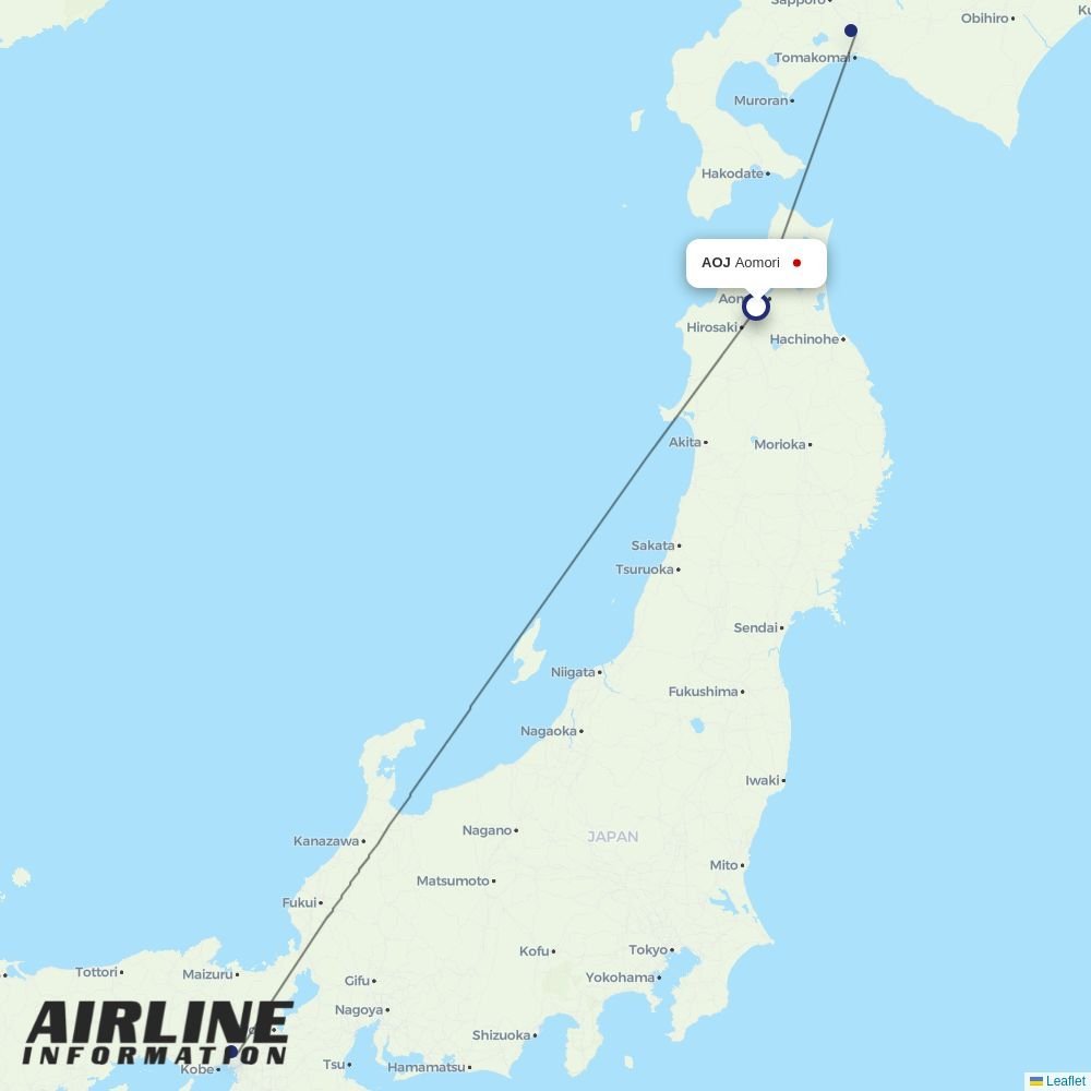 ANA routes from AOJ