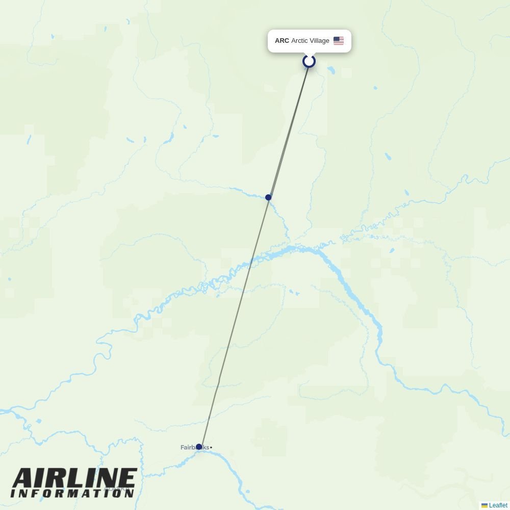 Everts Air routes from ARC