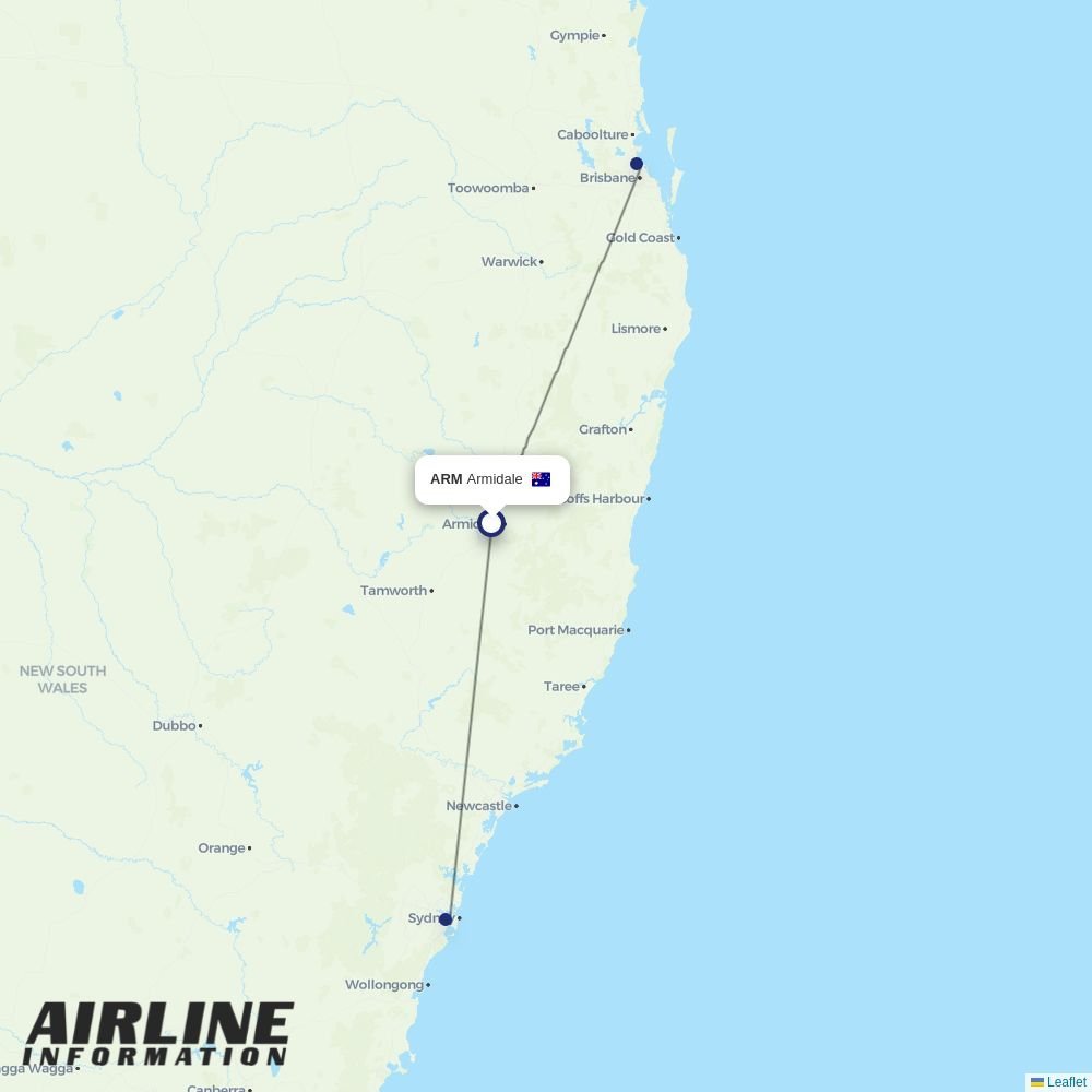 Link Airways routes from ARM