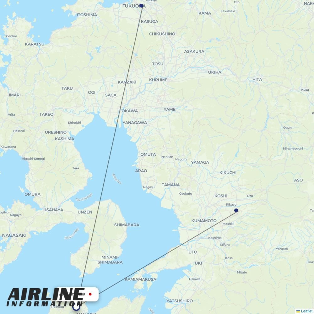 ANA routes from AXJ
