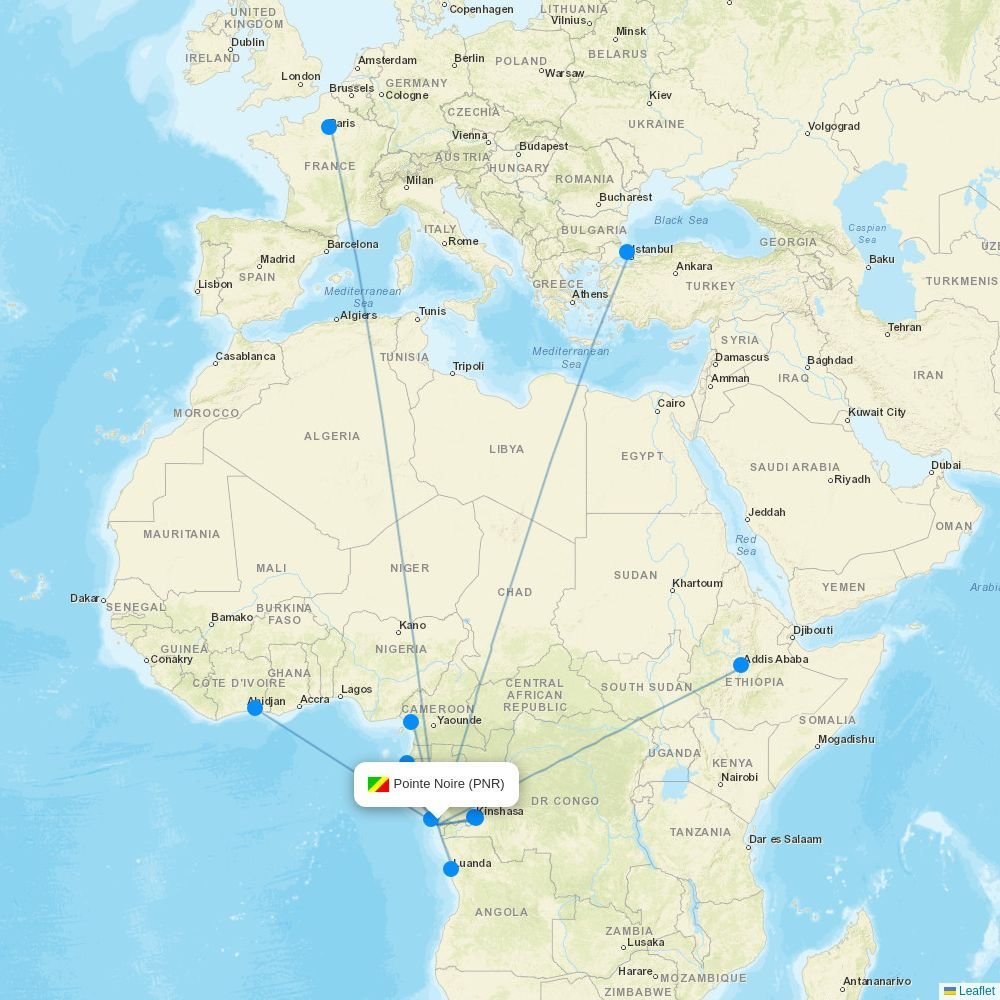 TUIfly Netherlands routes from AYT