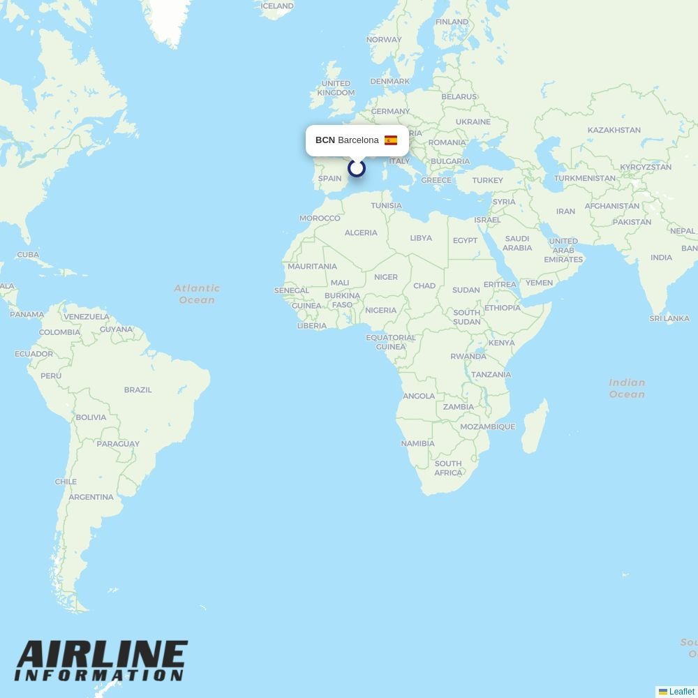 LOT routes from BCN