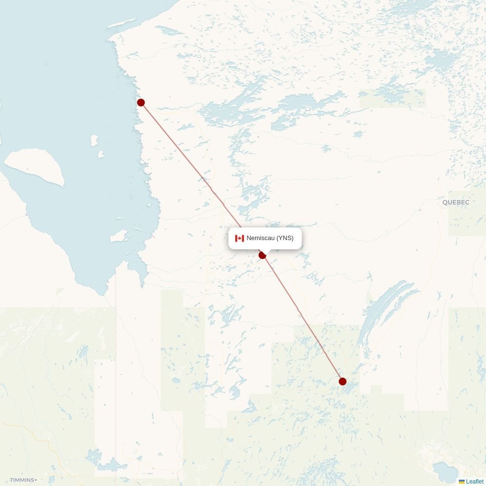 Frontier routes from BDL
