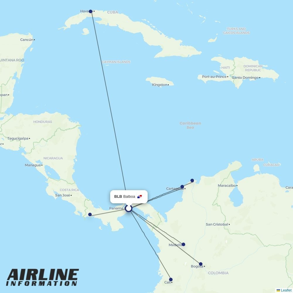 Wingo routes from BLB