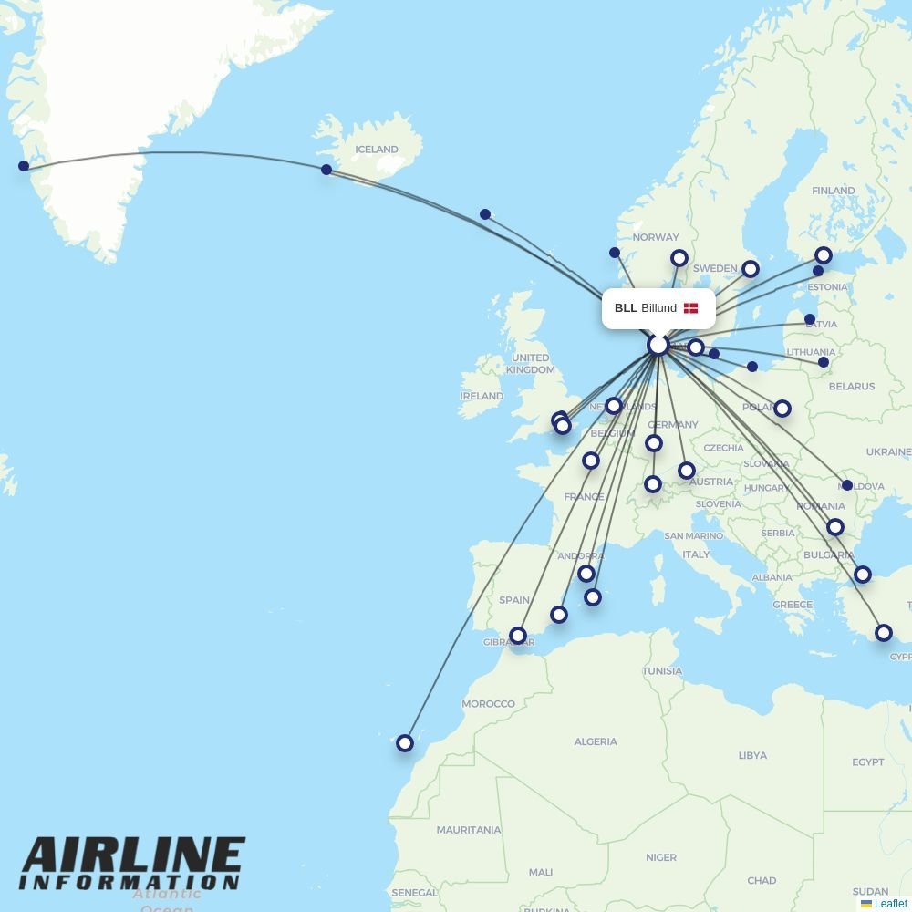Wizz Air Malta routes from BLL