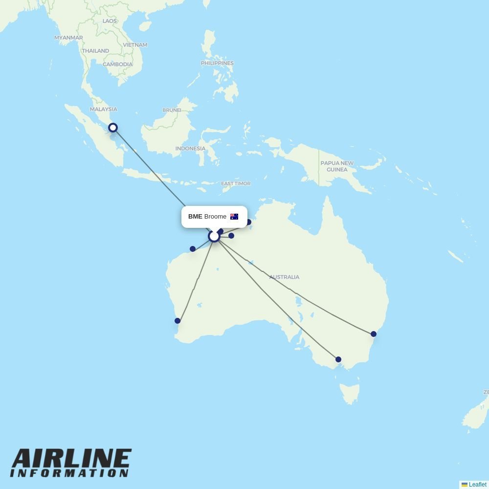 Aviair routes from BME