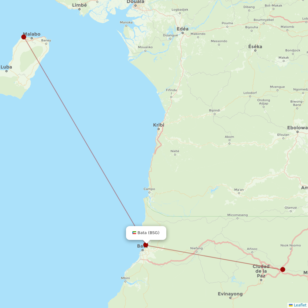 CEIBA at BSG route map