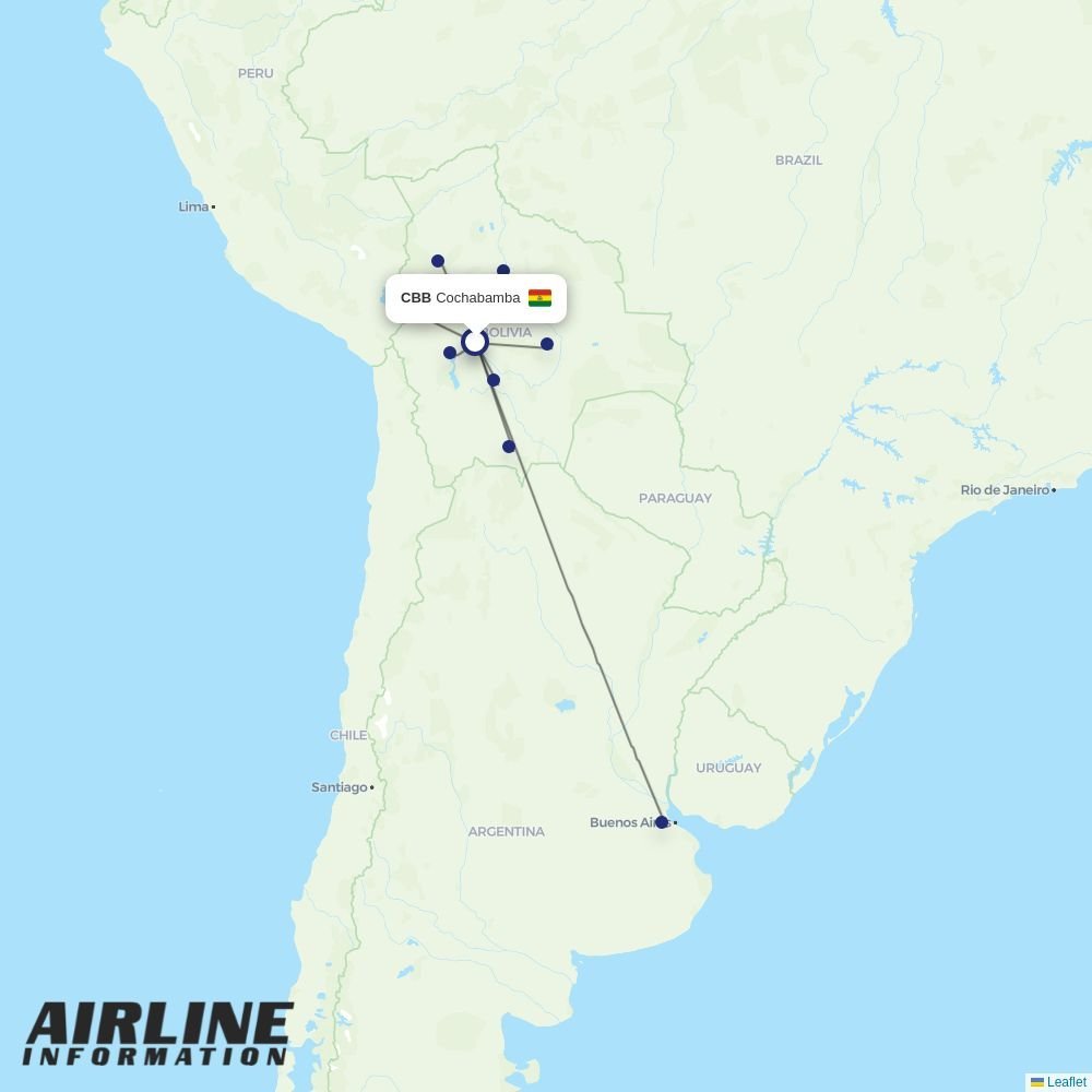 BoA routes from CBB