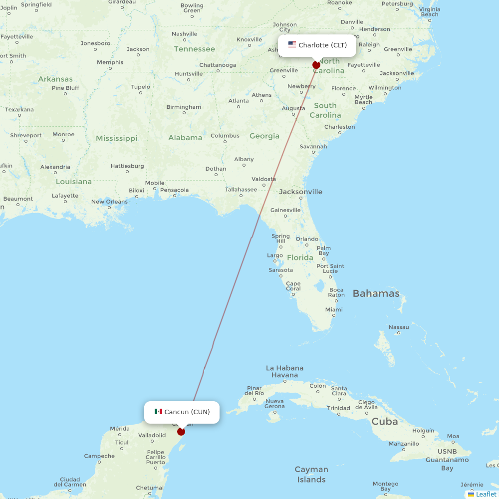 clt to cancun google flights