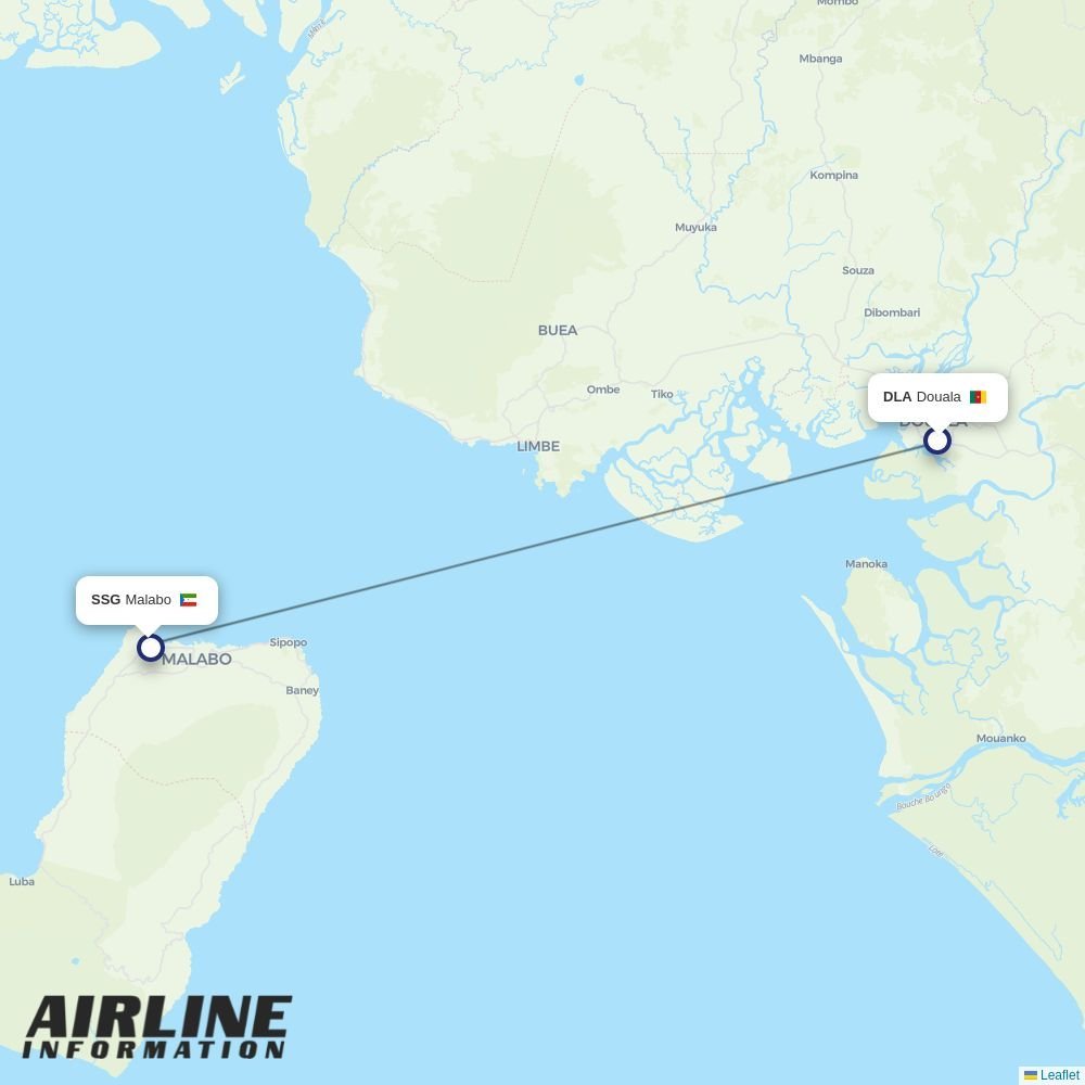 Cronos Airlines routes from DLA