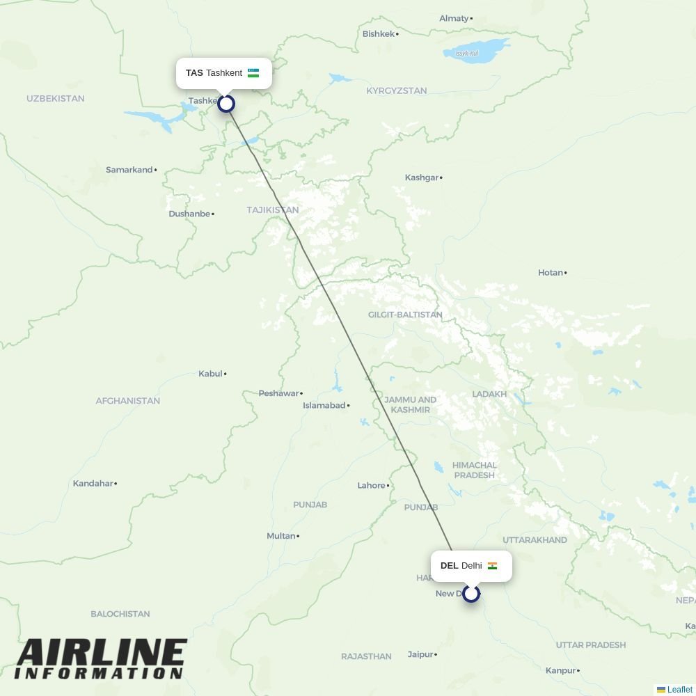 Centrum Air routes from DME