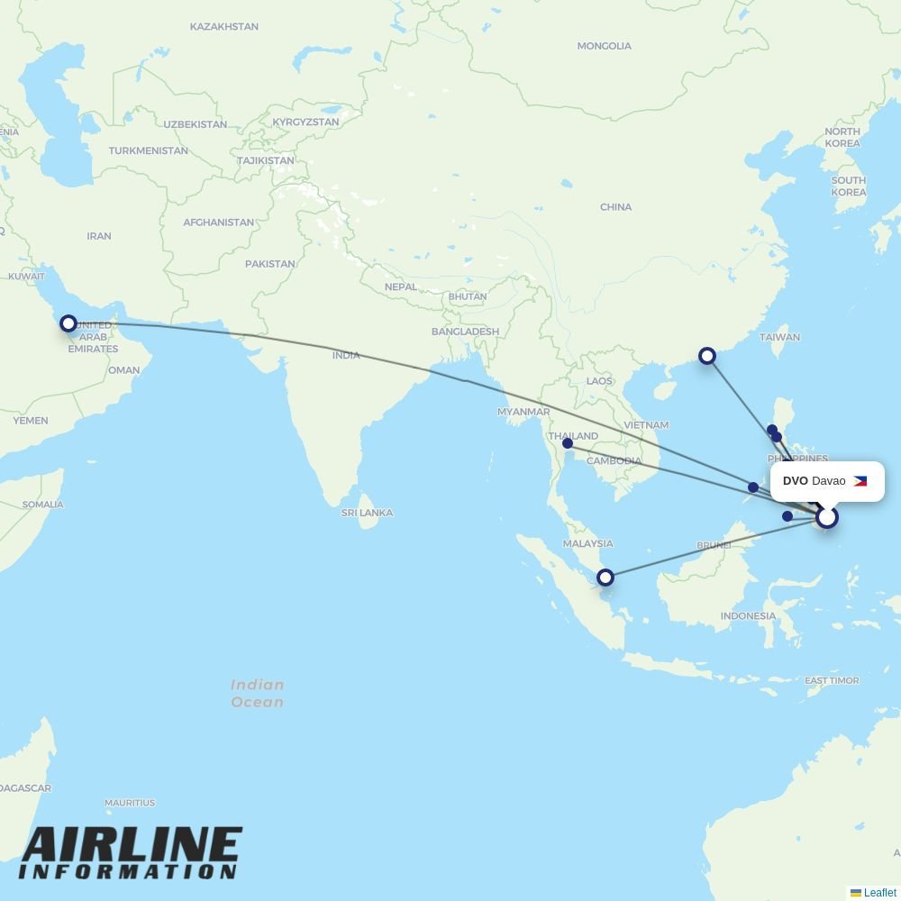 Cebgo routes from DVO