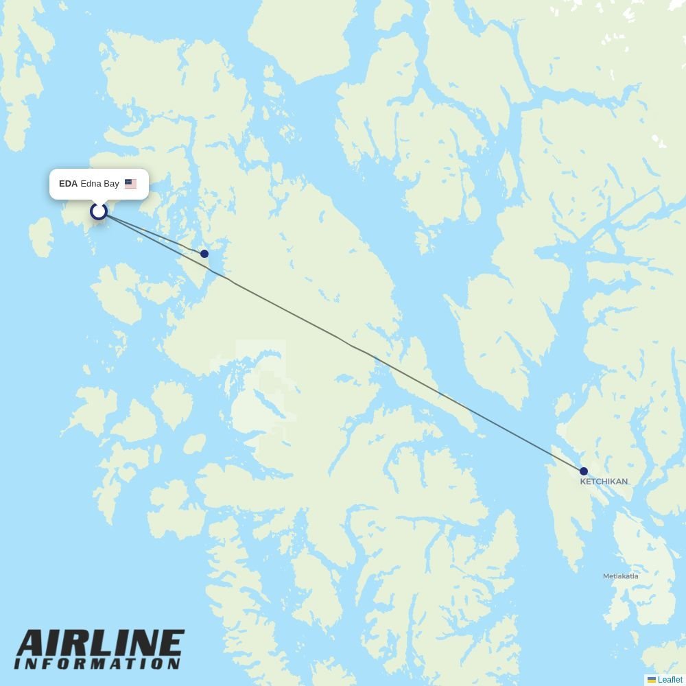 Safe Air Company routes from EDA