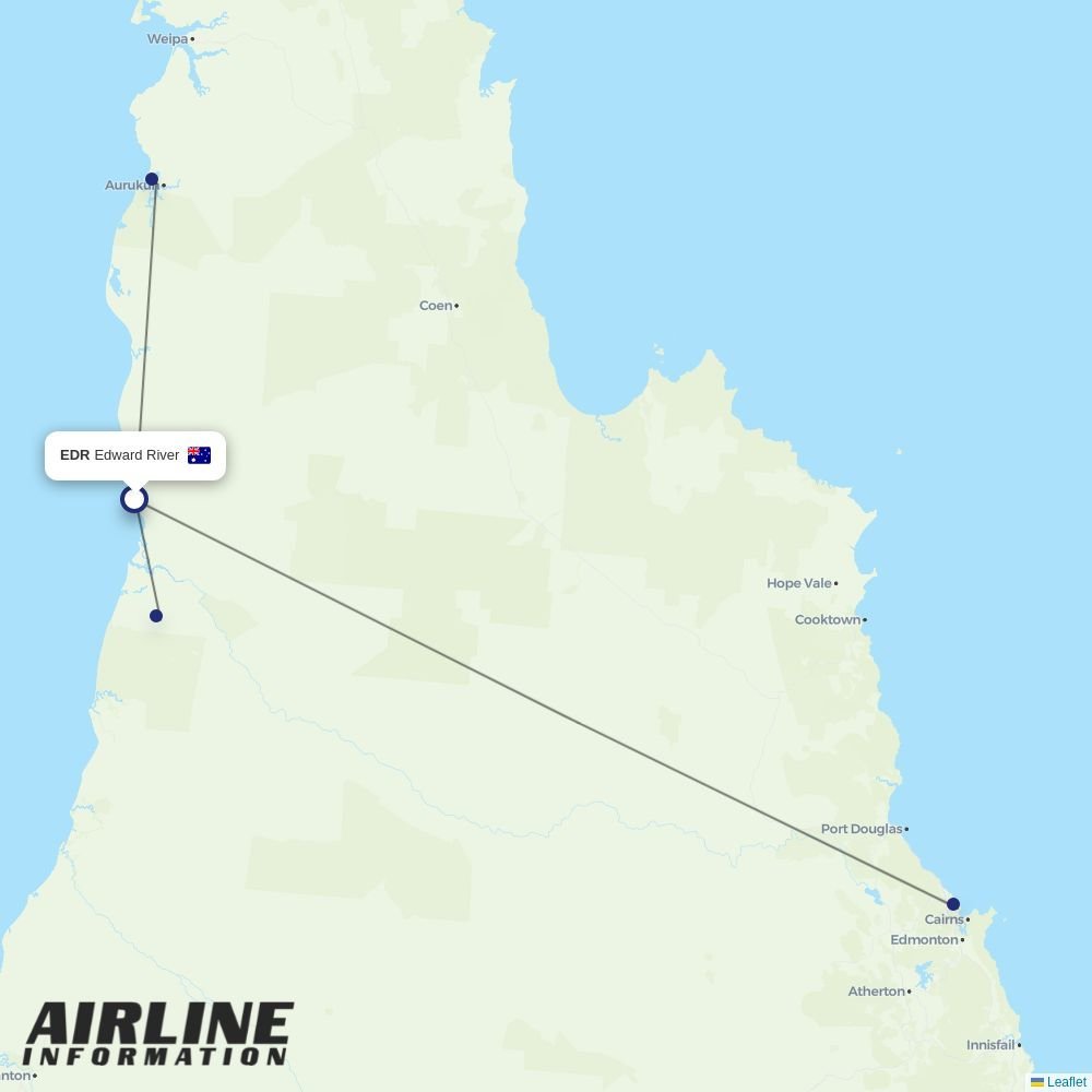 FlexFlight routes from EDR