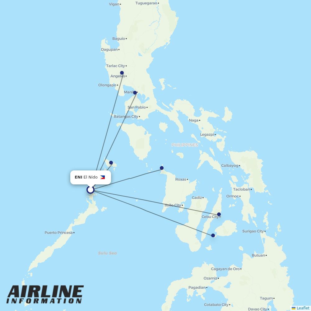 AirSWIFT routes from ENI