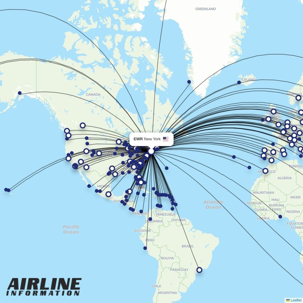 BermudAir routes from EWR